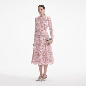 SELF-PORTRAIT PINK FLOWER LACE JACKET, brand new, never worn, no flaws.